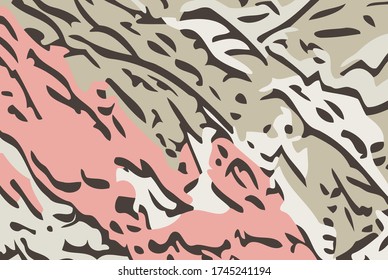 Abstract background. Psychedelic fractal, texture of brush strokes of colored paint of blurred lines and spots of different shapes and sizes