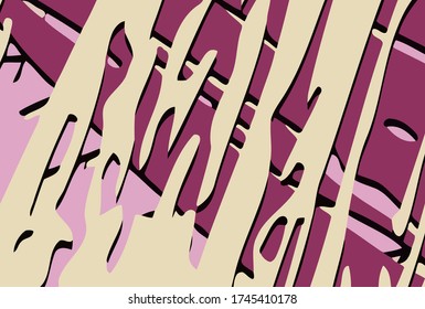 Abstract background. Psychedelic fractal, texture of brush strokes of colored paint of blurred lines and spots of different shapes and sizes