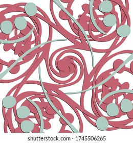 Abstract background. Psychedelic fractal, texture of brush strokes of colored paint of blurred lines and spots of different shapes and sizes