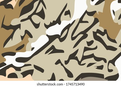 Abstract background. Psychedelic fractal, texture of brush strokes of colored paint of blurred lines and spots of different shapes and sizes