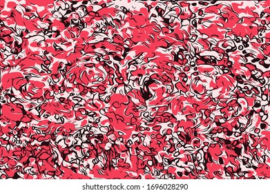 Abstract background. Psychedelic  texture of brush strokes of colored paint of blurred lines and spots of different shapes and sizes