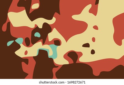 Abstract background. Psychedelic  texture of brush strokes of colored paint of blurred lines and spots of different shapes and sizes