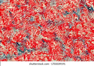 Abstract background. Psychedelic  texture of brush strokes of colored paint of blurred lines and spots of different shapes and sizes