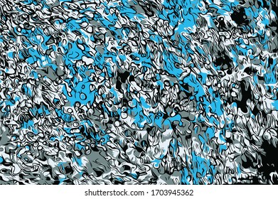 Abstract background. Psychedelic  texture of brush strokes of colored paint of blurred lines and spots of different shapes and sizes