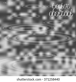Abstract Background. Puddle of Water. Vector Illustration