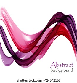Abstract background with purple ans pink wave