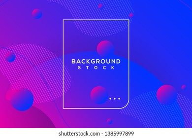 abstract background with purple & blue gradient. curvy, wavy, fluid, flowing, irregular shapes. suitable for background, landing page, wallpaper, home screen, theme. vector eps 10