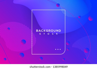 abstract background with purple & blue gradient. curvy, wavy, fluid, flowing, irregular shapes. suitable for background, landing page, wallpaper, home screen, theme. vector eps 10