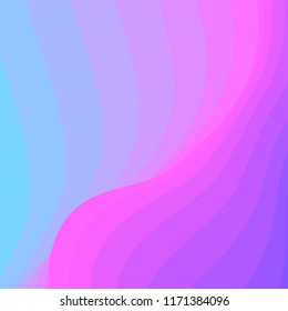 Abstract background with purple and blue lines and waves. Vector background of colorful waves for flyers, brochures, banner, design.
