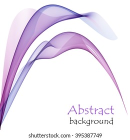 Abstract background with purple and blue wave 