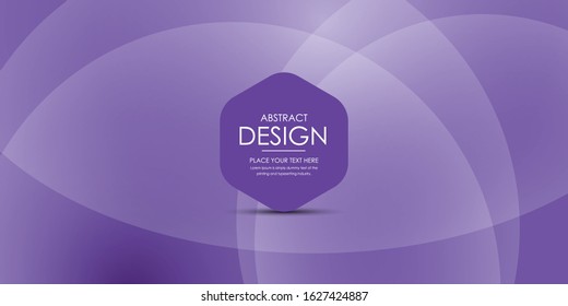 Abstract background with purple circle