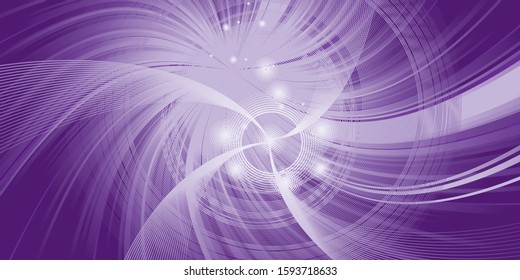 Abstract background with purple circles