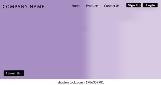 Abstrakter Hintergrund mit violettem Farbverlauf-Farbverlauf für Website-Branding-Seite