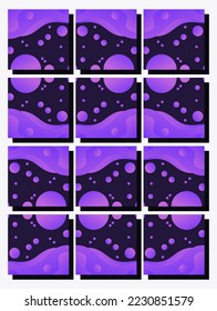 abstract background with purple color for social media template background