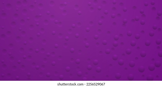 Abstract background in purple colors with many convex and concave small circles