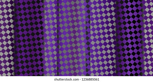 Abstract background, purple cubes are laid out on the whole background