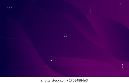 Onda de gradiente azul escuro roxo de fundo abstrato, curva de combinação de fundo moderna. Adequado para cartaz, brochura, folheto, folheto, cartão, banner, capa de livro, papel de parede, web, pano de fundo