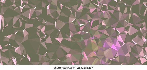 Fundo abstrato Padrão de polígono escuro roxo forma de triângulo de baixo poli, fundo geométrico com design de fundo de baixo poli. 