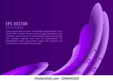 Abstract background with purple design element for your poster, banner, brochure, landing page