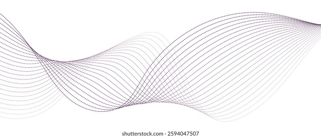 abstract background with purple dotted lines