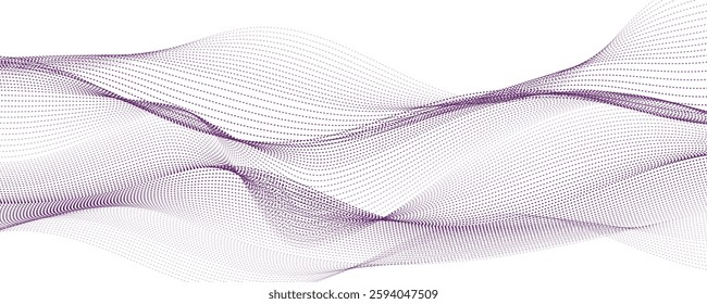 abstract background with purple dotted lines