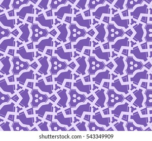 Abstract background. Purple geometric seamless pattern in modern stylish. Vector seamless pattern