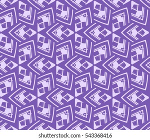 Abstract background. Purple geometric seamless pattern in modern stylish. Vector seamless pattern