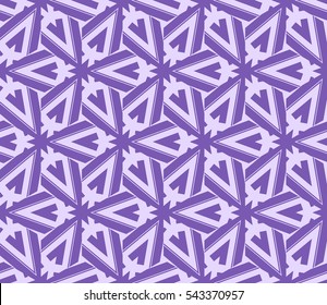Abstract background. Purple geometric seamless pattern in modern stylish. Vector seamless pattern