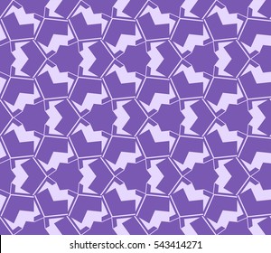 Abstract background. Purple geometric seamless pattern in modern stylish. Vector seamless pattern