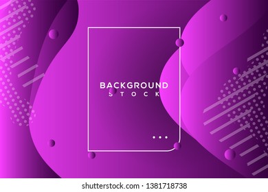 abstract background with purple gradient. curvy, wavy, fluid, flowing, irregular shapes. suitable for background, landing page, wallpaper, home screen, theme. vector eps 10