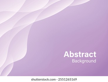abstrato fundo roxo gradiente com fluxo elemento de curva vetor ilustração modelo