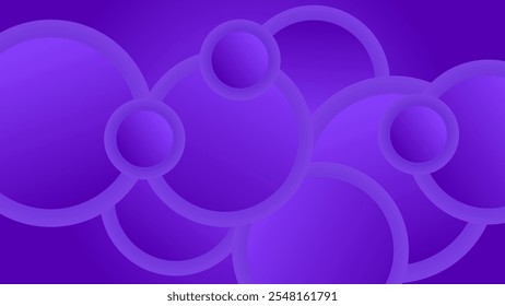 ABSTRATO PLANO DE FUNDO GRADIENTE ROXO LÍQUIDO LISO DESIGN COLORIDO COM CÍRCULO GEOMÉTRICO FORMAS MODELO DE VETOR BOM PARA SITE MODERNO, PAPEL DE PAREDE, DESIGN DE CAPA 