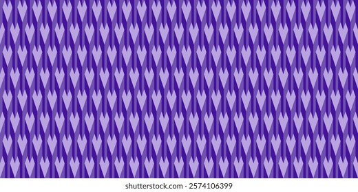 Abstract background, Purple Isometric Seamless Pattern