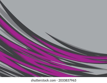 Abstract background with purple jagged zigzag pattern and some copy space area