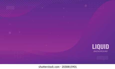 Abstract background purple liquid color. Modern gradient vector illustration. Suitable for website, landing page, poster, business card, presentation, social media post, flyer, brochure, wallpaper