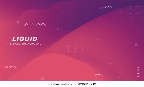 Abstract background purple liquid color. Modern gradient vector illustration. Suitable for website, landing page, poster, business card, presentation, social media post, flyer, brochure, wallpaper