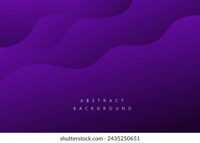 Abstract background Purple metallic wave with technology concept for template, poster, wallpaper, flyer design. Vector illustration
