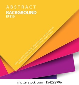 Abstract background with purple paper layers. Vector EPS 10 illustration.