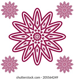 Abstract background with purple pattern. Vector illustration. Abstract pattern.