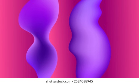 ABSTRATO FUNDO ROXO ROSA GRADIENTE LÍQUIDO LISO DESIGN COLORIDO COM MÃO DESENHADO FORMAS MODELO DE VETOR BOM PARA SITE MODERNO, PAPEL DE PAREDE, DESIGN DE CAPA 