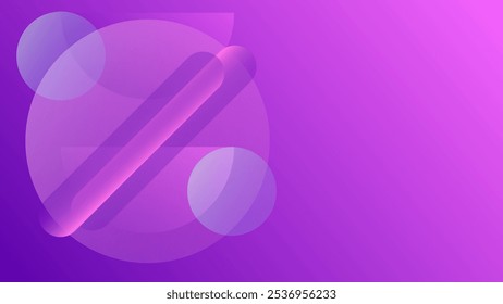 ABSTRACT BACKGROUND PURPLE PINK GRADIENT SMOOTH LIQUID COLORFUL DESIGN WITH GEOMETRIC SHAPES VECTOR TEMPLATE GOOD FOR MODERN WEBSITE, WALLPAPER, COVER DESIGN 