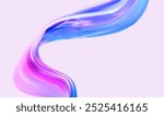 Abstract background with purple and pink wave. Vector illustration