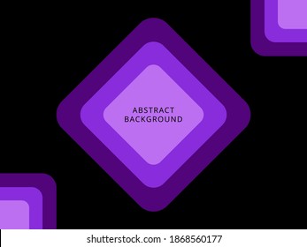 Abstract background. Purple rhombus, rectangular Rounded. Vector backgrounds. Suitable for landing page, website, presentation, event, wallpaper, poster and banner design template.