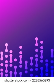 Fondo abstracto morado en forma de gotas de agua que fluyen hacia arriba