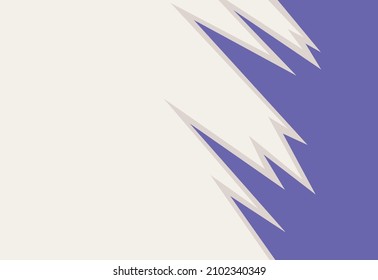 Abstract background with purple spikes and jagged zigzag line pattern and some copy space area