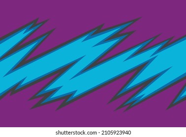 Abstract background with purple spikes and jagged zigzag line pattern and some copy space area