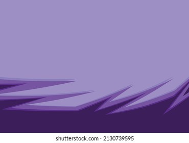 Abstract background with purple spikes and zigzag line pattern and some copy space area