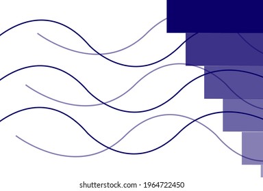 Abstract background with purple stripes and building blocks
