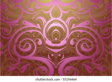 Abstract background with purple swirls