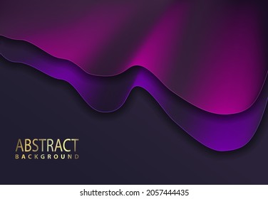 Abstract background in purple tones from dense fabric. For poster or cover design.